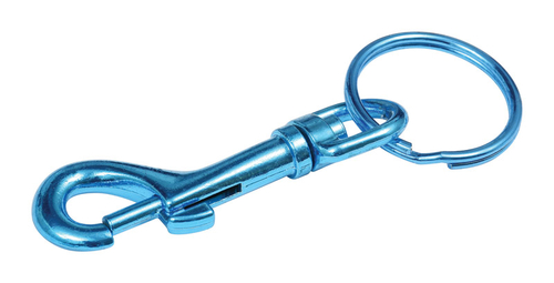 Hillman 5985395 Metal Assorted Color Snap Hook Key Ring - Pack of 30