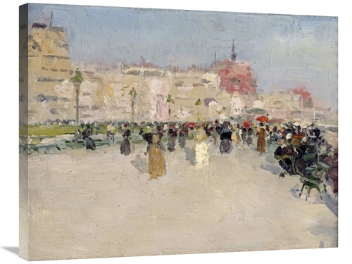 Global Gallery GCS-266967-30-142 30 in. A Seaside Promenade Art Print 