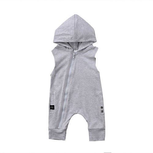 Cool Hooded Zipper Newborn Baby Boys Girls