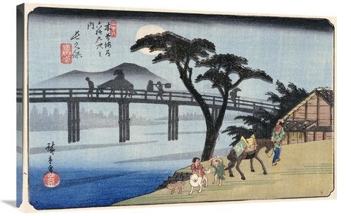 Global Gallery GCS-266551-36-142 36 in. Nagakubo Art Print - Hiroshige