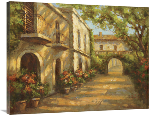 Global Gallery GCS-128532-3040-142 30 x 40 in. Arched Passageway Art P