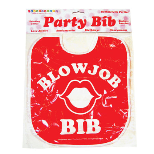 Blow Job Bib Red