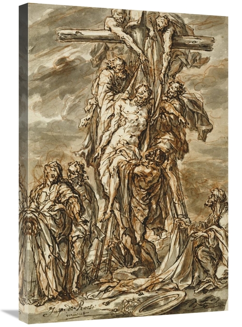 Global Gallery GCS-456814-2030-142 20 x 30 in. Descent From the Cross 