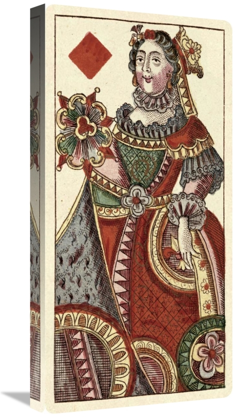 Global Gallery GCS-455065-1224-142 12 x 24 in. Queen of Diamonds - Bau