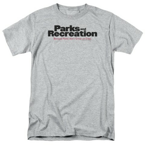 Trevco Parks & Recreation-Logo Short Sleeve Adult 18-1 Tee, Athlet