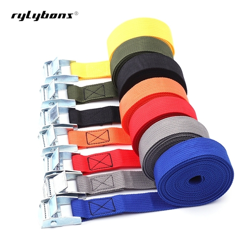 5M*25mm Car Tension Rope Tie Down Strap Strong