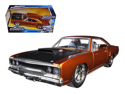 Dom\'s 1970 Plymouth Road Runner Copper \Fast & Furious 7\" Movie 1/24