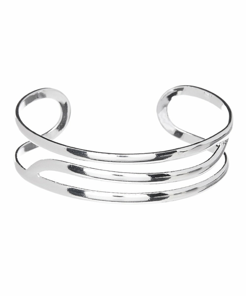 Sterling Silver Cuff Bracelet - Sydney Bangle Bracelet-Silver Cuff