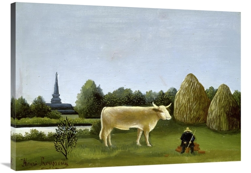 40 in. View Surrounding Paris Art Print - Henri Rousseau