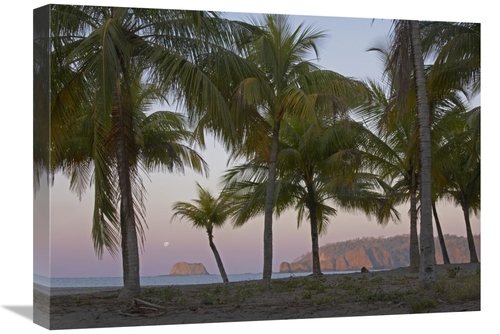 Global Gallery GCS-396335-1824-142 18 x 24 in. Moon Setting, Playa