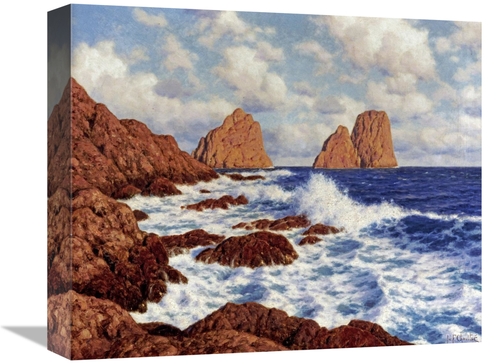 Global Gallery GCS-267860-16-142 16 in. The Rocks at Capri Art Print -