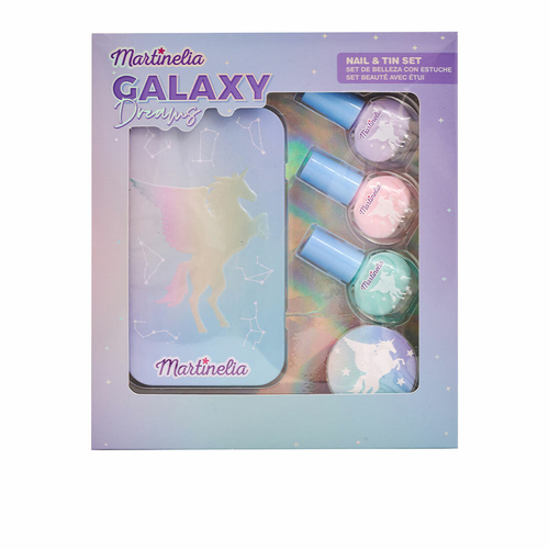Children's Make-up Set Martinelia Galaxy Dreams Nails Tin Box 5 Pieces