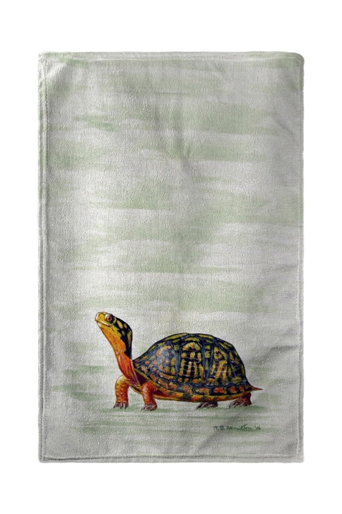 Betsy Drake BT491 30 x 50 in. Happy Turtle Beach Towel