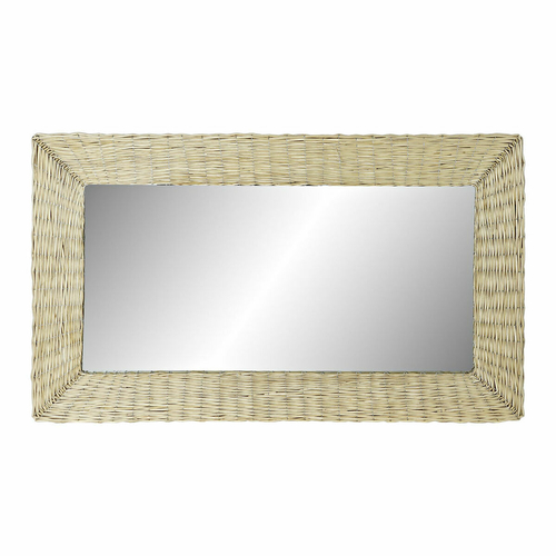 Wall mirror DKD Home Decor wicker (147 x 4 x 87 cm)