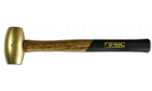 ABC Hammers ABC5BW 5 Lb. Brass Hammer With 18 In. Wood Handle