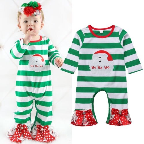 Brand New Lovely Newborn Baby Girls Santa