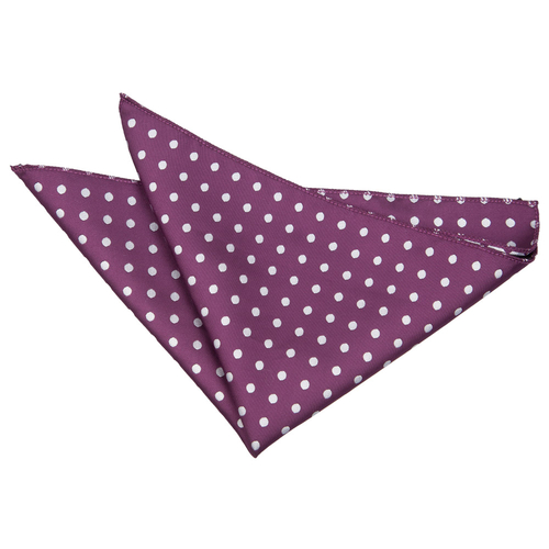 Polka Dot Handkerchief - Purple