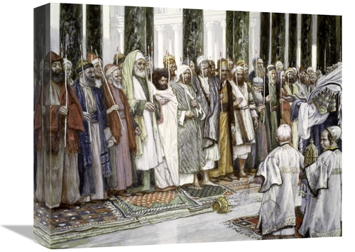 Global Gallery GCS-280400-16-142 16 in. Legend of the Tests of Suitors