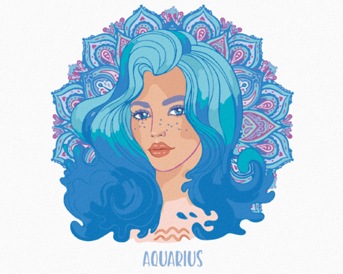 Paint by Numbers - AQUARIUS WOMAN