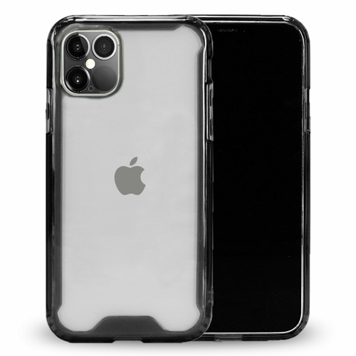 Clear Armor Hybrid Transparent Case for iPhone 12 Pro Max 6.7 (Smoke)