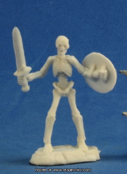 Reaper Miniatures REM77242 25mm Skeleton Warrior with Sword - Pack of 