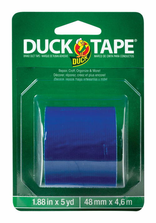 Duck Brand 4760419 Tape 1.88 in. x 5 Yard Blue Solid