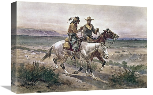 Global Gallery GCS-282163-22-142 22 in. Questionable Companions Art Pr