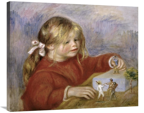 Global Gallery GCS-279626-36-142 36 in. Claude Renoir Playing Art Prin