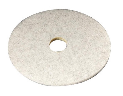 3M 3300-17 17 in. Natural Blend White Pad - pack of 5