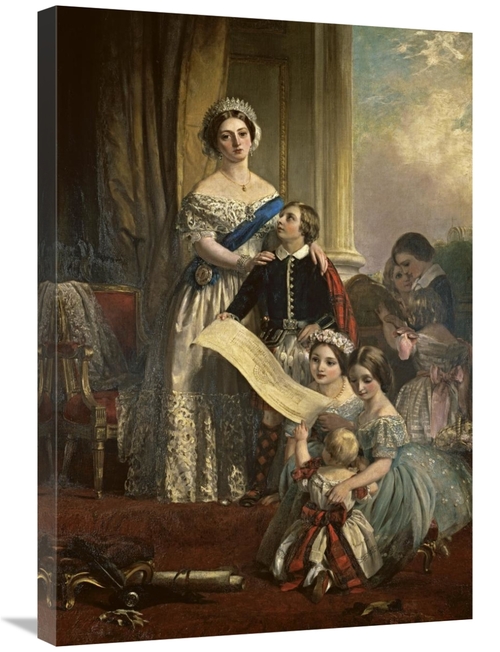 Global Gallery GCS-282221-30-142 30 in. Queen Victoria & Her Children 