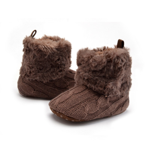 Baby Boots Soft Cotton Winter Warm Knitted Baby