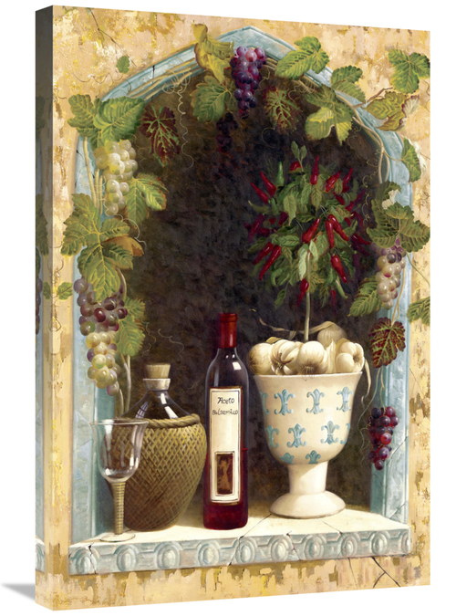 Global Gallery GCS-122584-2030-142 20 x 30 in. Olive Oil & Wine Arch I