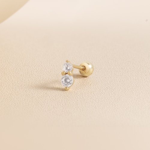 14K (58.5%) SOLID GOLD AURELIA PIERCING