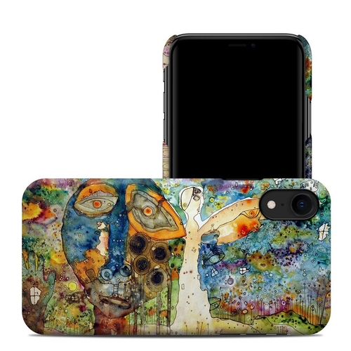 DecalGirl AIPXRCC-BHELLO Apple iPhone XR Clip Case - Blue Hello