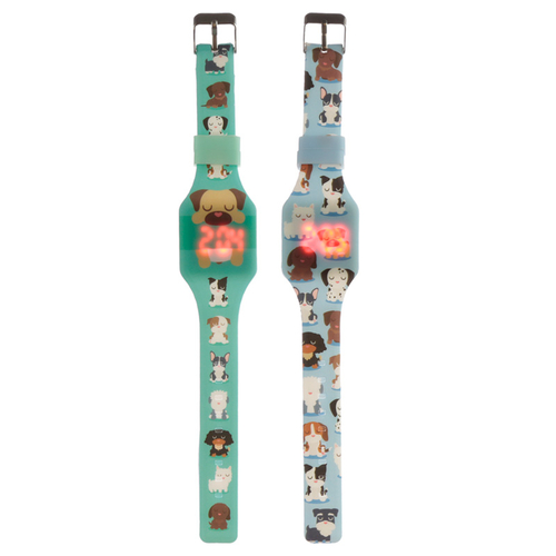 Silicone Digital Watch - Dog Squad