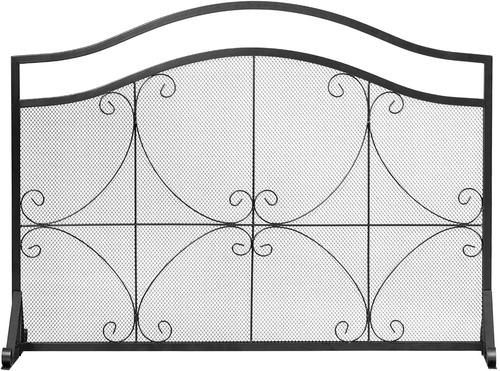 Decorative Spark Flame Barrier with Metal Mesh