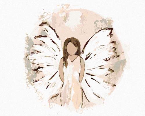 Paint by Numbers - ANGEL WITH BROWN HAIR 2 (HALEY BUSH)