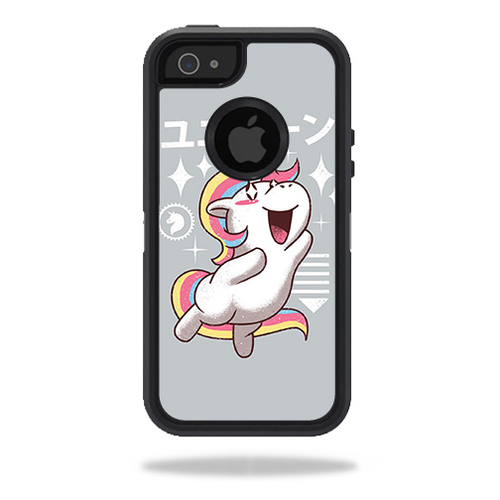 MightySkins OTDIP5-Unicorn Kawaii Skin for Otterbox Defender iPhone 5&