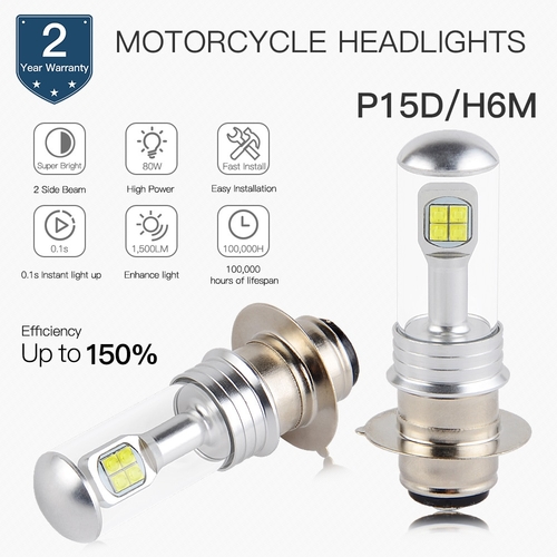 H2CNC High-Low Beam LED Headlight Bulb Motorcycle