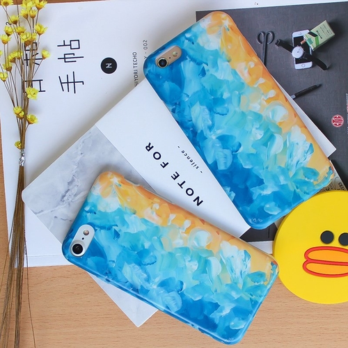 Turquoise iPhone Case