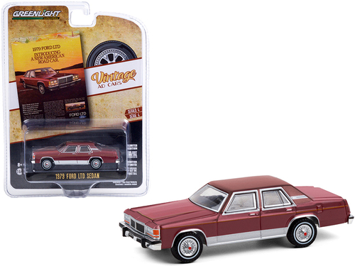 1979 Ford LTD Sedan Burgundy \Introducing A New American Road Car\"