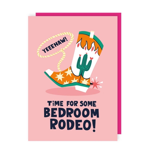 Bedroom Rodeo Valentine's Card (Pack of 6)