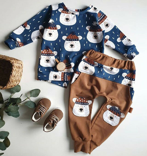 0 24M Newborn Baby Boy Girls Clothes Sets Animal