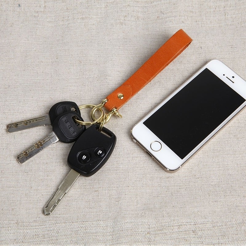 Handcrafted Ultra-Strong Leather Keychain