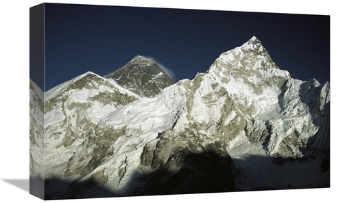 Global Gallery GCS-453422-1218-142 12 x 18 in. Mt Everest & Mt Nuptse 