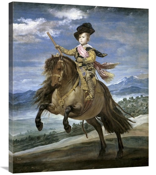 Global Gallery GCS-281403-36-142 36 in. Prince Carlos Balthasar on Hor