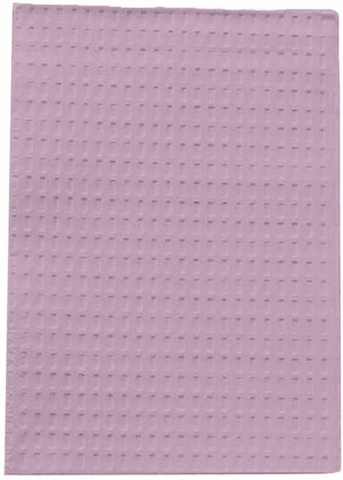 McKesson Disposable Towels 13" x 18". Pack of 500 Mauve Waffle Towels
