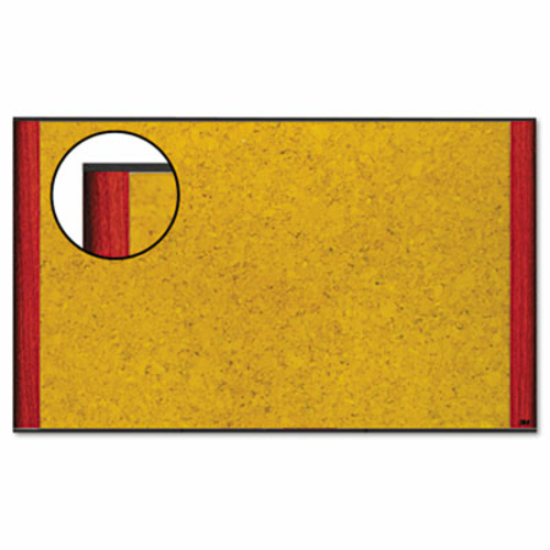 3M C3624MY Cork Bulletin Board  36 x 24  Mahogany Frame