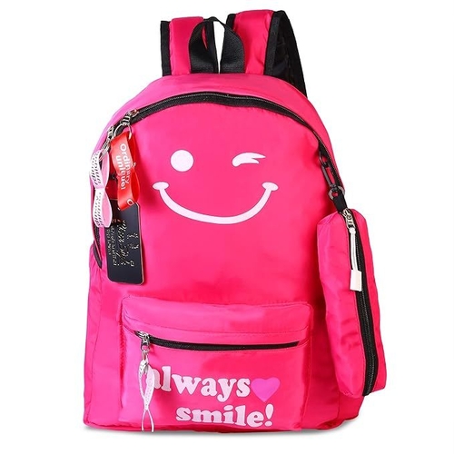 RISEN STYLE Fashion Medium Size Fashion Backpack for Girls PINK DARK