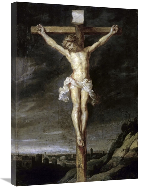 Global Gallery GCS-282785-30-142 30 in. The Crucified Art Print - Pete